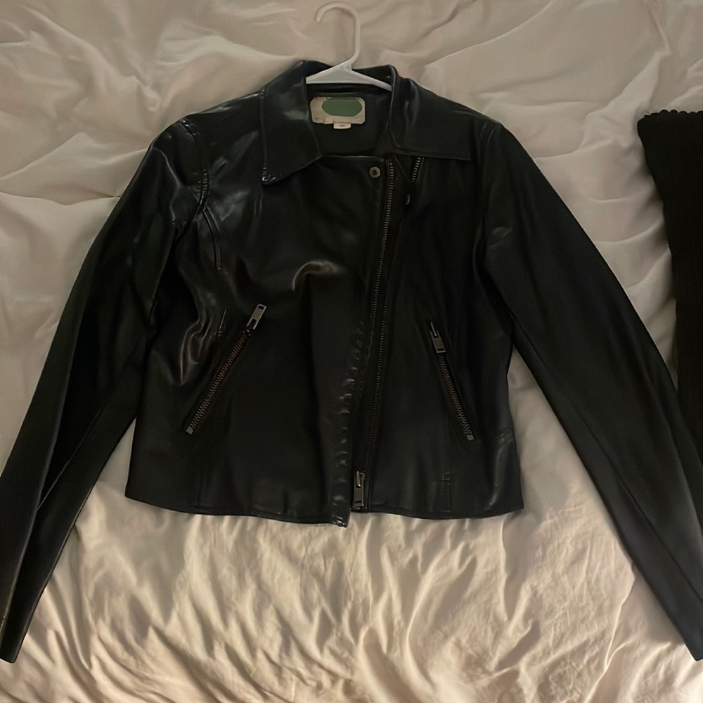Anthropologie leather jacket